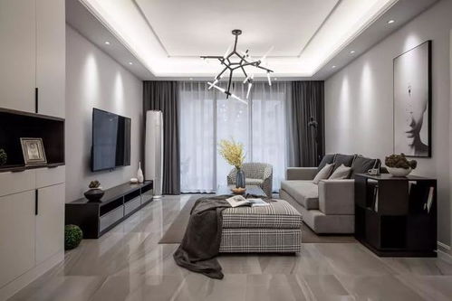 家装设计 黑白灰演绎现代简约空间